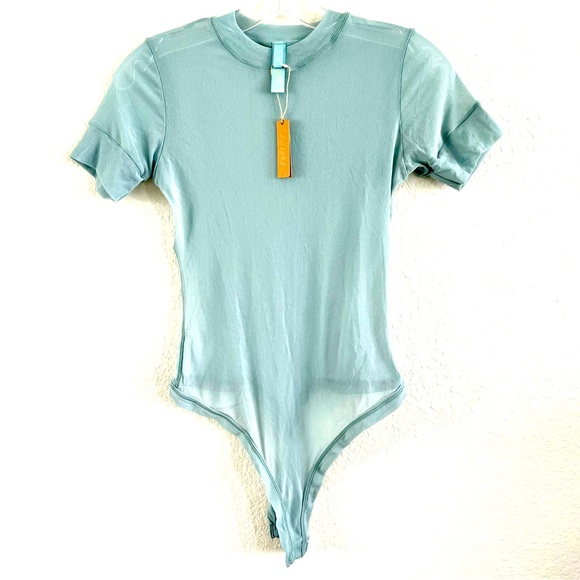 SKIMS Tops - New sea green Skims bodysuit large fits medium-large